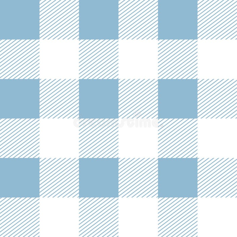 Μοτίβο Gingham ή Vichy Plaid. Εκτύπωση από υφαντικές ύλες για μπλουζάκι ή μαντήλι με πάνες από καλαθάκια ή μαντήλι. Σχεδίαση βαμβακιού ή καναλιού. Γεωμετρική επίπεδη απεικόνιση με έλεγχο διανύσματος.