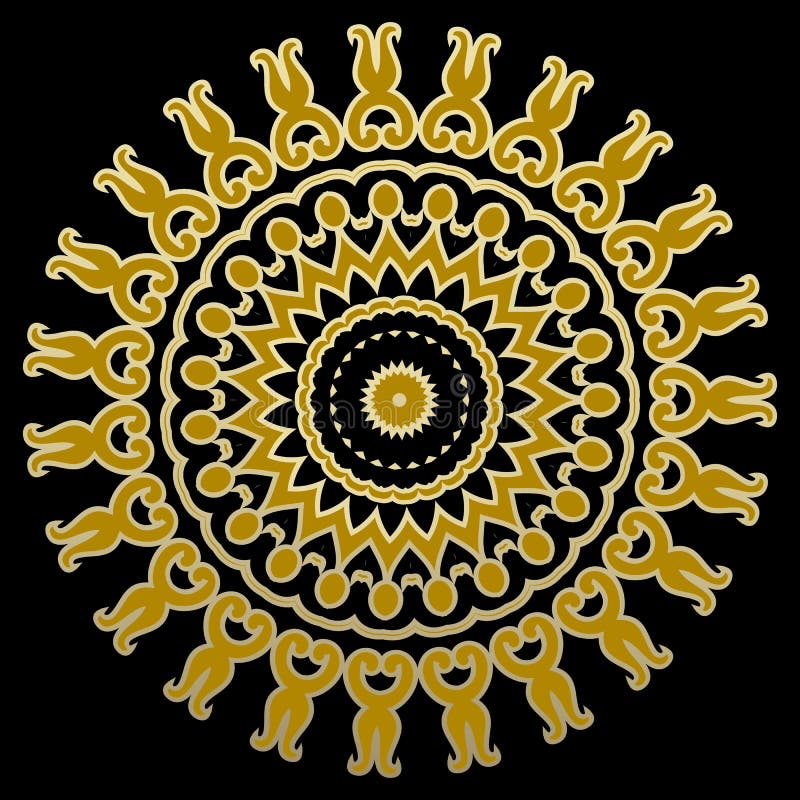 Μοτίβο Sun mandala εθνικού στυλ Διακοσμητικό φυλετικό φόντο διανύσματος Στρογγυλό στολίδι σε στυλ ήλιου Με αφηρημένο διανυσματική απεικόνιση Μοτίβο Sun mandala εθνικού στυλ Διακοσμητικό φυλετικό φόντο διανύσματος Στρογγυλό στολίδι σε στυλ ήλιου Με αφηρημένο διανυσματική απεικόνιση