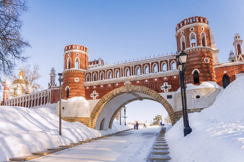 Μουσείο Tsaritsyno στη Μόσχα, Ρωσία στοκ εικόνες