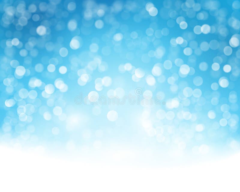 Μπλε άσπρο υπόβαθρο Bokeh απεικόνιση αποθεμάτων