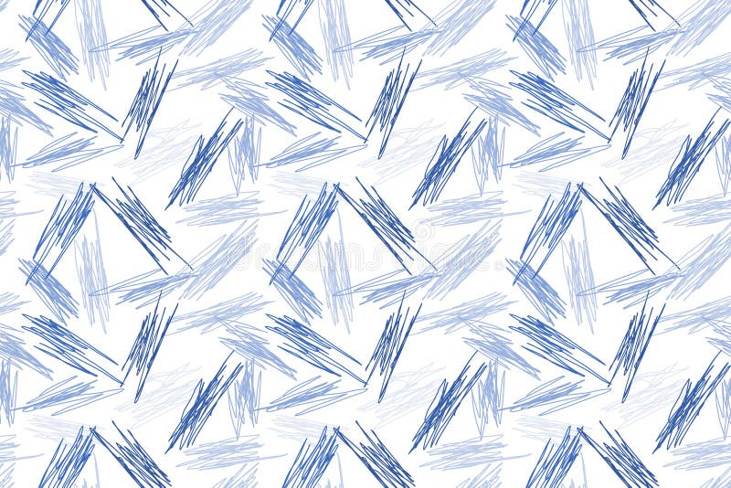 Doodled blue scribble seamless background. Random sketch pattern. Doodled blue scribble seamless background. Random sketch pattern.