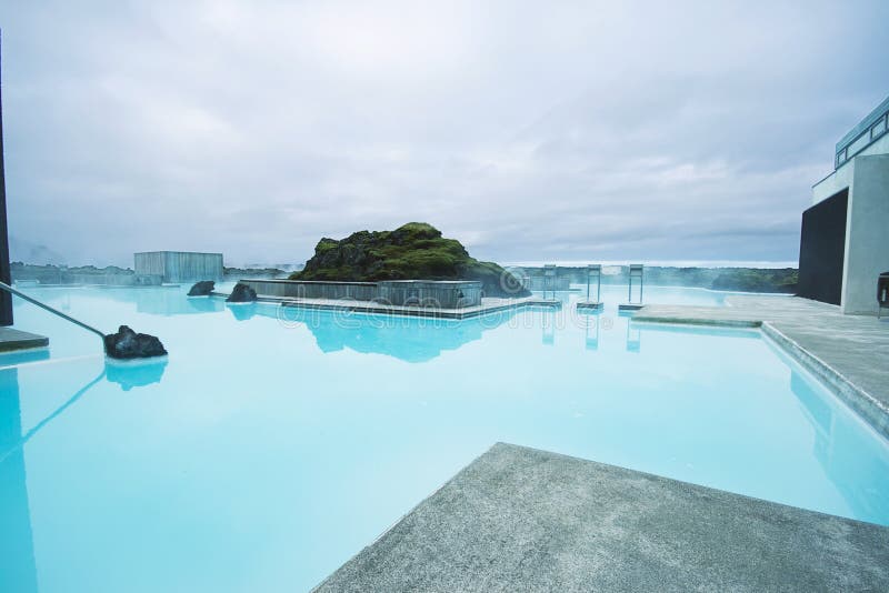 Blue lagoon spa, thermal water pool, iceland. Blue lagoon spa, thermal water pool, iceland