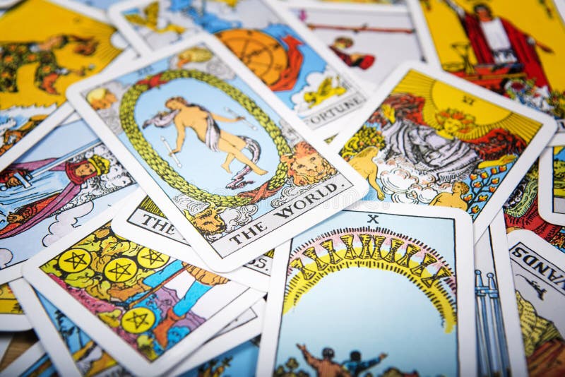 Μυστικό υπόβαθρο καρτών Tarot Ανώτερος κόσμος καρτών στοκ εικόνες Μυστικό υπόβαθρο καρτών Tarot Ανώτερος κόσμος καρτών στοκ εικόνες