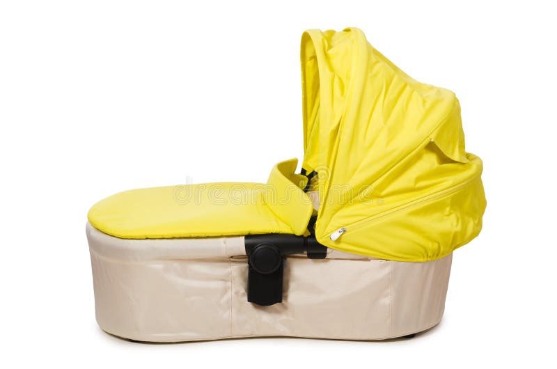 Download Μωρό Carrycot που απομονώνεται στο λευκό Στοκ Εικόνα - εικόνα από σχέδιο, έννοια: 62709827