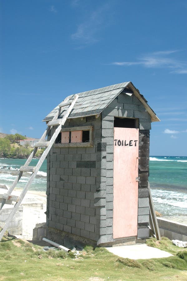 νέο outhouse στοκ εικόνες