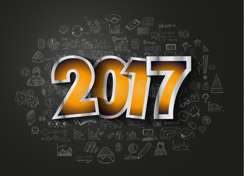 2017 νέο έτος Infographic και υπόβαθρο επιχειρηματικών σχεδίων για τα ιπτάμενά σας απεικόνιση αποθεμάτων 2017 νέο έτος Infographic και υπόβαθρο επιχειρηματικών σχεδίων για τα ιπτάμενά σας απεικόνιση αποθεμάτων