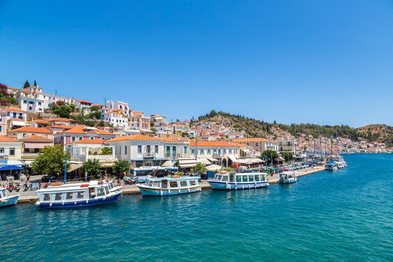 νήσος πόρο στοκ εικόνες
