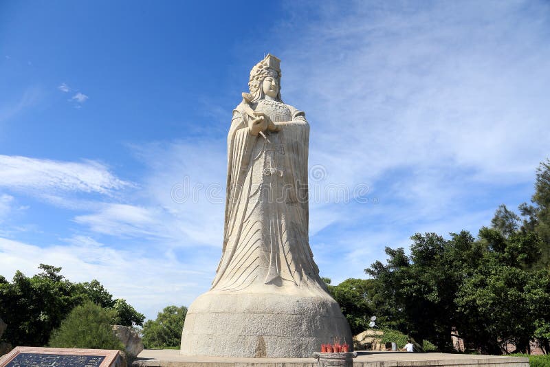 Ναός hou Thean, ναός mazu στο meizhou στοκ εικόνα Ναός hou Thean, ναός mazu στο meizhou στοκ εικόνα