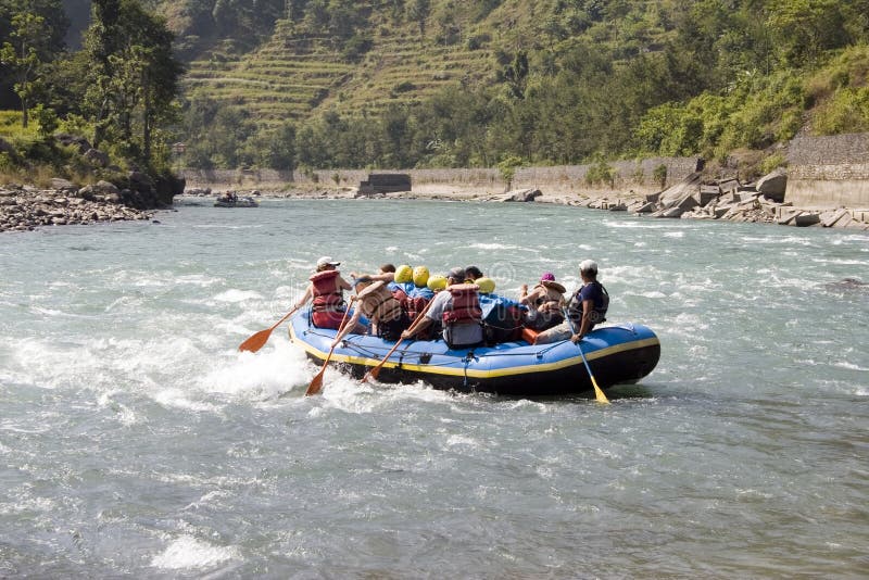 Νεπάλ που whitewater στοκ φωτογραφία Νεπάλ που whitewater στοκ φωτογραφία