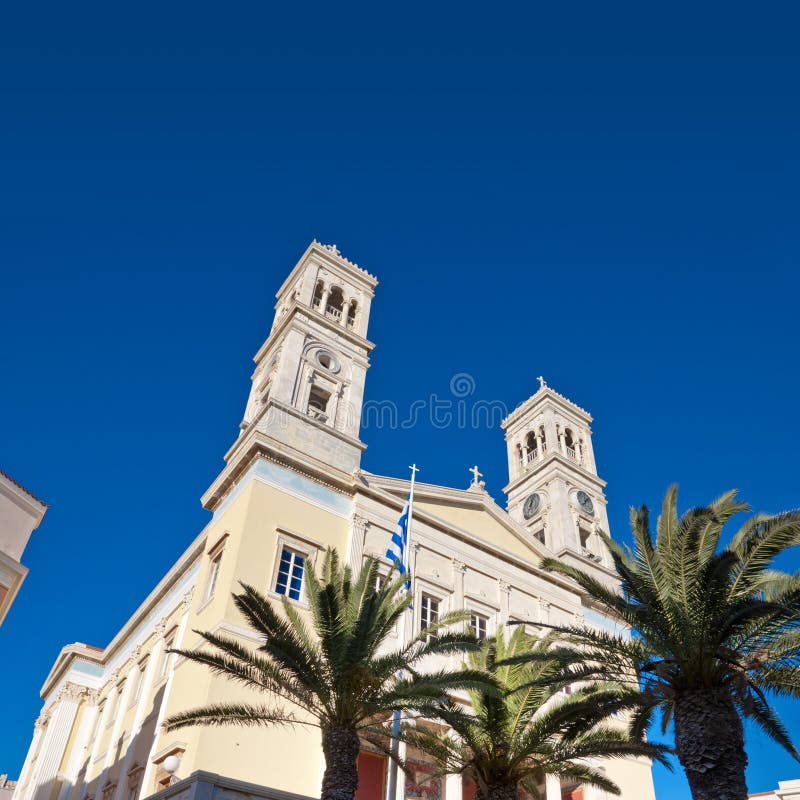 Νησί Syros (Ermoupoli), Ελλάδα στοκ φωτογραφία με δικαίωμα ελεύθερης χρήσης Νησί Syros (Ermoupoli), Ελλάδα στοκ φωτογραφία με δικαίωμα ελεύθερης χρήσης