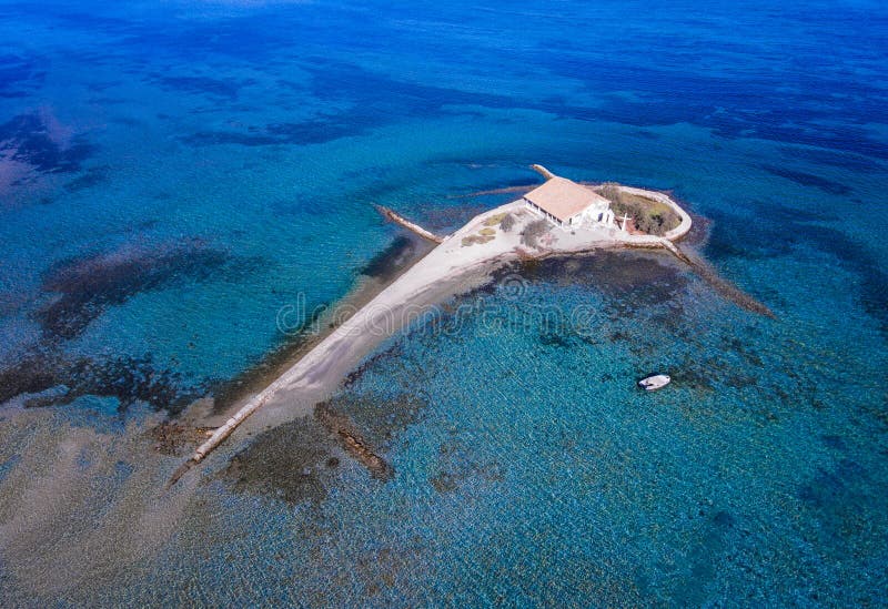 Νησί της Λευκάδας Άγιος Νικόλαος στα νησιά της Ελλάδας Ioanian όπως βλέπει στοκ φωτογραφίες Νησί της Λευκάδας Άγιος Νικόλαος στα νησιά της Ελλάδας Ioanian όπως βλέπει στοκ φωτογραφίες