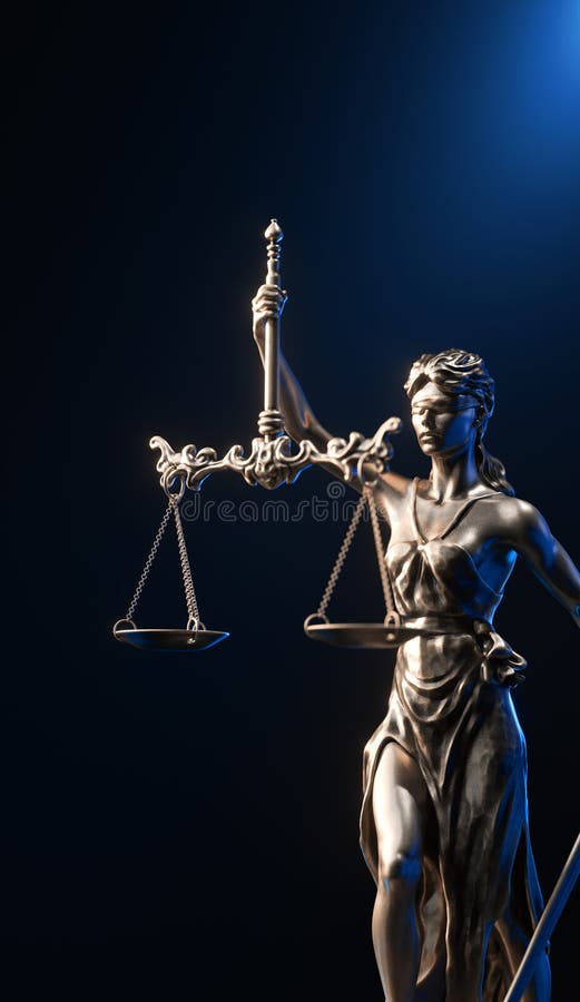 Νομική έννοια : Είναι Θεά της Δικαιοσύνης και του Δικαίου στοκ φωτογραφία με δικαίωμα ελεύθερης χρήσης