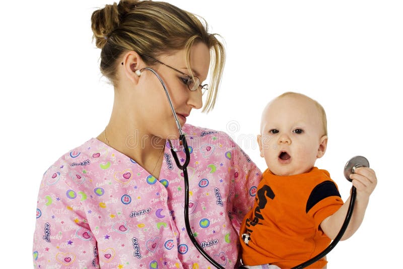 νοσοκόμα pediactric στοκ φωτογραφίες νοσοκόμα pediactric στοκ φωτογραφίες