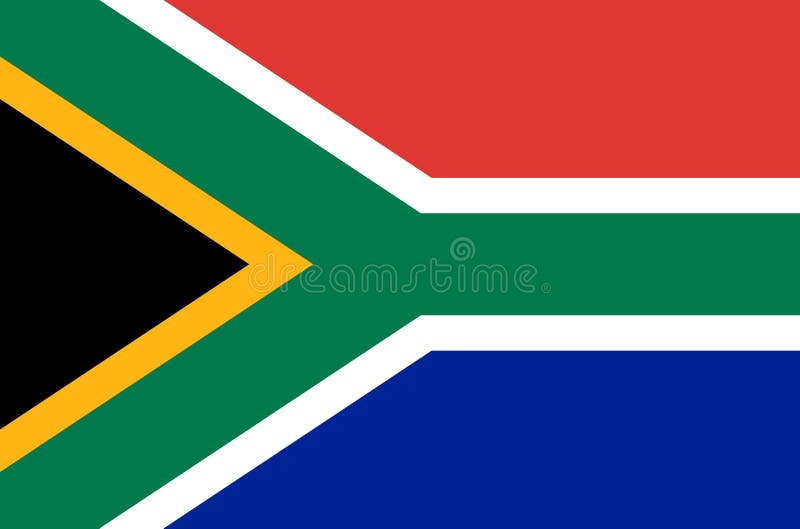 South african national flag, official flag of south africa accurate colors, true color. South african national flag, official flag of south africa accurate colors, true color