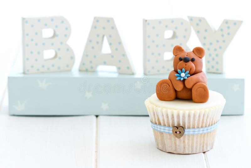 ντους μωρών cupcake στοκ εικόνες με δικαίωμα ελεύθερης χρήσης ντους μωρών cupcake στοκ εικόνες με δικαίωμα ελεύθερης χρήσης