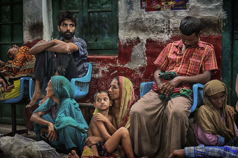 Νωρίς το πρωί, σιδηροδρομικός σταθμός Dhaka, Μπανγκλαντές στοκ φωτογραφία με δικαίωμα ελεύθερης χρήσης