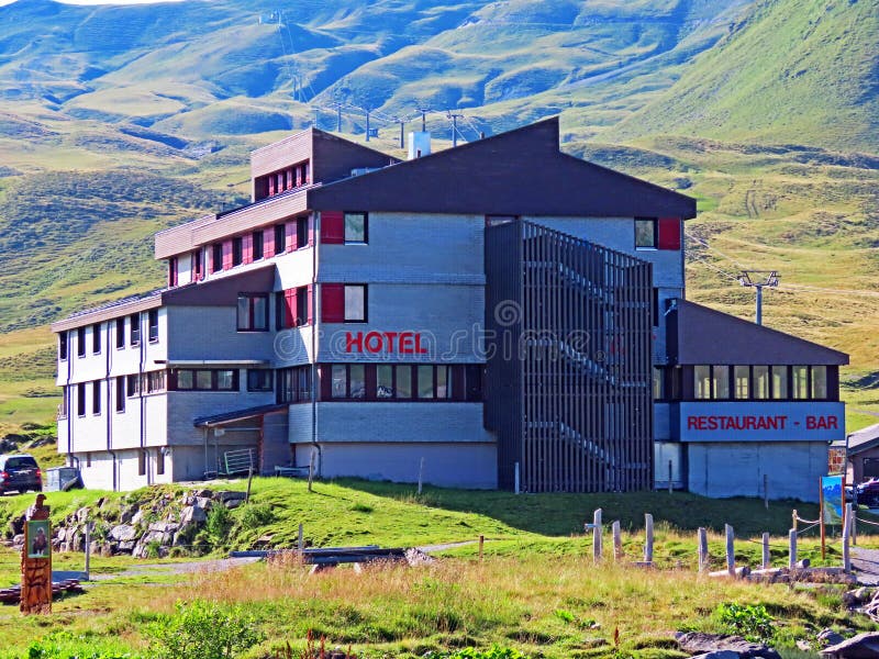 ξενοδοχείο mountain distelboden ή berghotel distelboden melchseefrutt canton obwald στοκ φωτογραφία με δικαίωμα ελεύθερης χρήσης