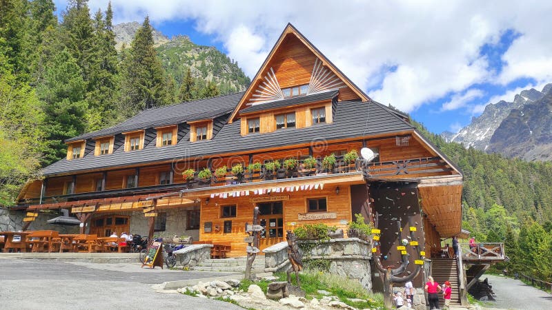 ξενοδοχείο popraske pleso στοκ εικόνα με δικαίωμα ελεύθερης χρήσης