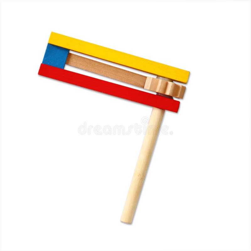 Ξύλινο noisemaker ή gragger για τις διακοπές εορτασμού purim (εβραϊκές διακοπές) στοκ φωτογραφίες με δικαίωμα ελεύθερης χρήσης