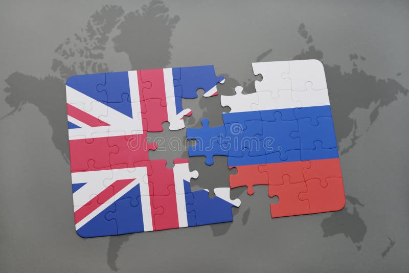 Ο γρίφος με τη εθνική σημαία της Μεγάλης Βρετανίας και η Ρωσία σε έναν κόσμο χαρτογραφούν το υπόβαθρο