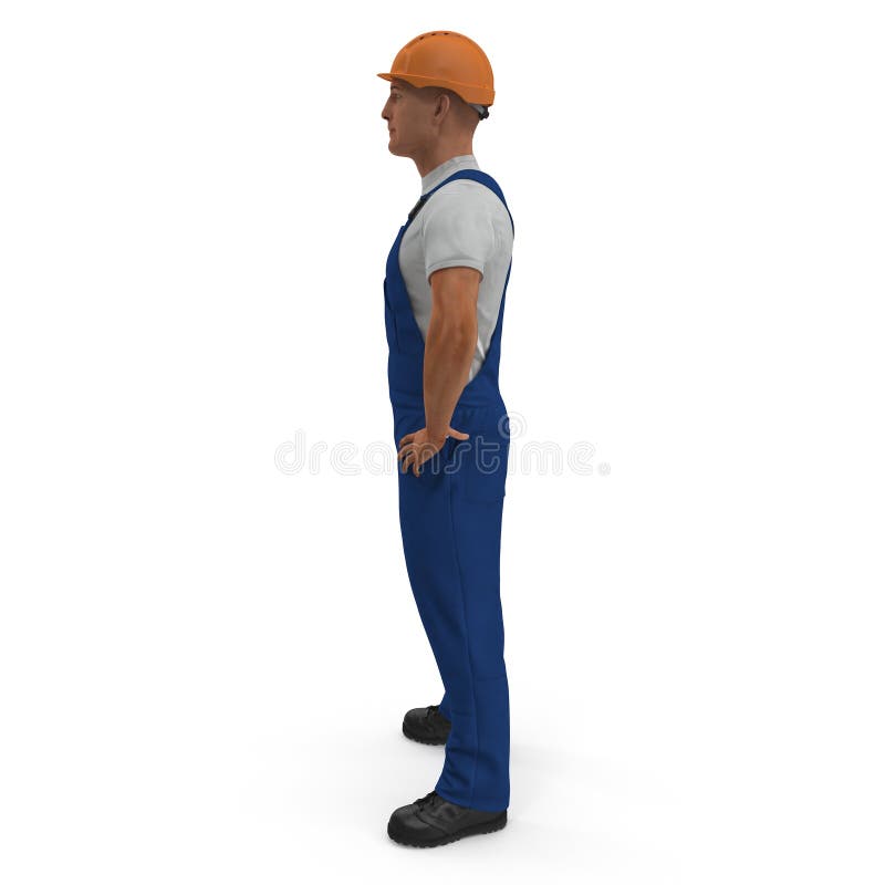 Ο εργάτης οικοδομών σε μπλε συνολικά με Hardhat που στέκεται θέτει απομονωμένος στο άσπρο υπόβαθρο τρισδιάστατη απεικόνιση διανυσματική απεικόνιση Ο εργάτης οικοδομών σε μπλε συνολικά με Hardhat που στέκεται θέτει απομονωμένος στο άσπρο υπόβαθρο τρισδιάστατη απεικόνιση διανυσματική απεικόνιση