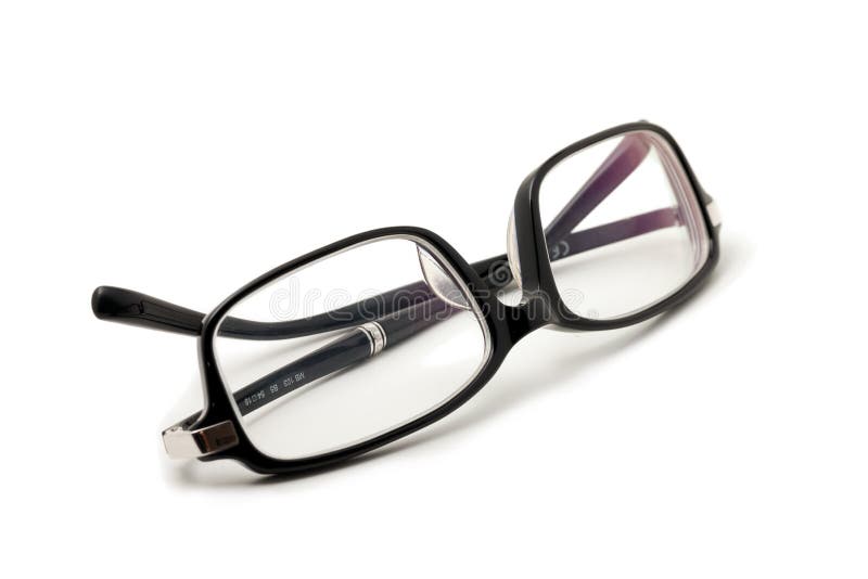 Ο Μαύρος Glases που απομονώνεται στοκ εικόνα Ο Μαύρος Glases που απομονώνεται στοκ εικόνα