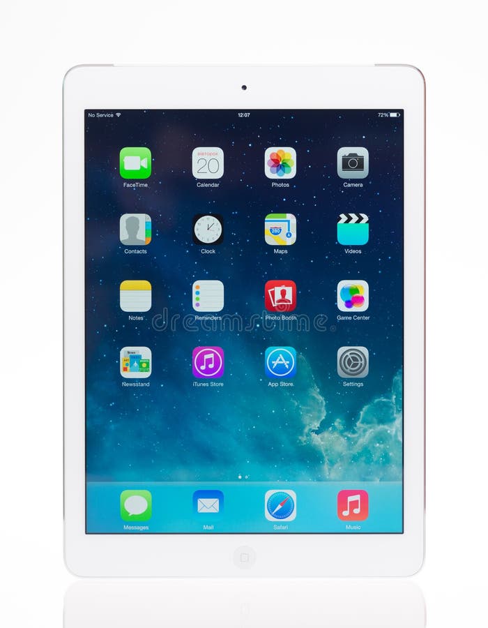 Ολοκαίνουργιος αέρας της Apple iPad στοκ εικόνα με δικαίωμα ελεύθερης χρήσης Ολοκαίνουργιος αέρας της Apple iPad στοκ εικόνα με δικαίωμα ελεύθερης χρήσης
