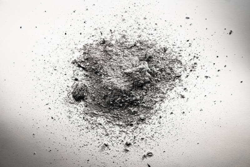 Pile of grey ash, dirt, sand, dust cloud, death remains background. Pile of grey ash, dirt, sand, dust cloud, death remains background