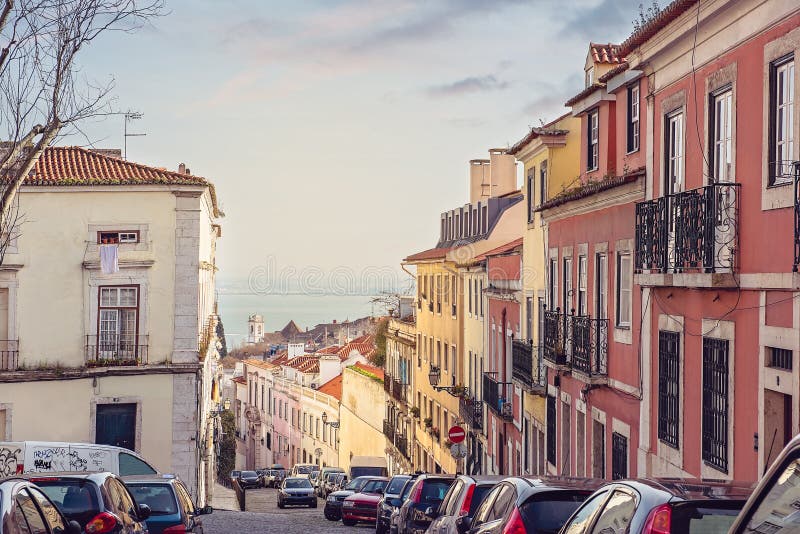 Οδός Alfama, Λισσαβώνα, Πορτογαλία