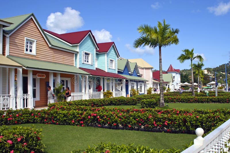 Local streets in Samana island, Dominican republic, Caribbean. Local streets in Samana island, Dominican republic, Caribbean