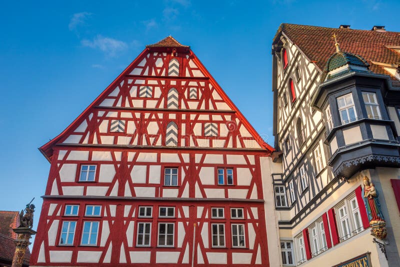 Οίκοι με ημικύκλιο Rothenburg ob der Tauber Old Town Bavaria Γερμανία στοκ εικόνα με δικαίωμα ελεύθερης χρήσης Οίκοι με ημικύκλιο Rothenburg ob der Tauber Old Town Bavaria Γερμανία στοκ εικόνα με δικαίωμα ελεύθερης χρήσης