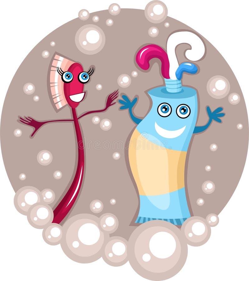 Vector illustration of a hygiene. Vector illustration of a hygiene