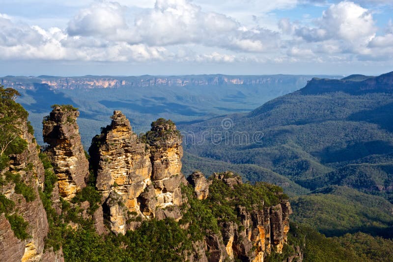 Οι τρεις αδελφές, μπλε βουνά, Νότια Νέα Ουαλία, Αυστραλία