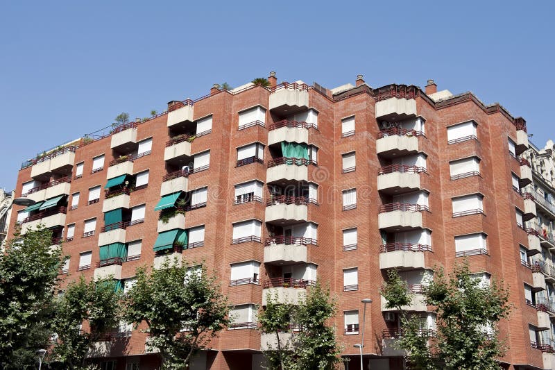 οικοδόμηση κατοικημένη στοκ φωτογραφία με δικαίωμα ελεύθερης χρήσης