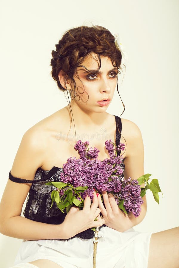 Ομορφιά Makeup η ομορφιά και η μόδα, SPA και χαλαρώνουν, υγεία και υγιεινή, άνοιξη στοκ φωτογραφίες Ομορφιά Makeup η ομορφιά και η μόδα, SPA και χαλαρώνουν, υγεία και υγιεινή, άνοιξη στοκ φωτογραφίες