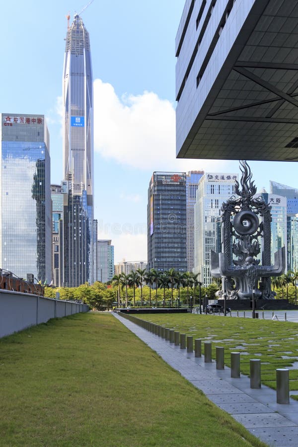Ορίζοντας Shenzhen στοκ φωτογραφίες Ορίζοντας Shenzhen στοκ φωτογραφίες