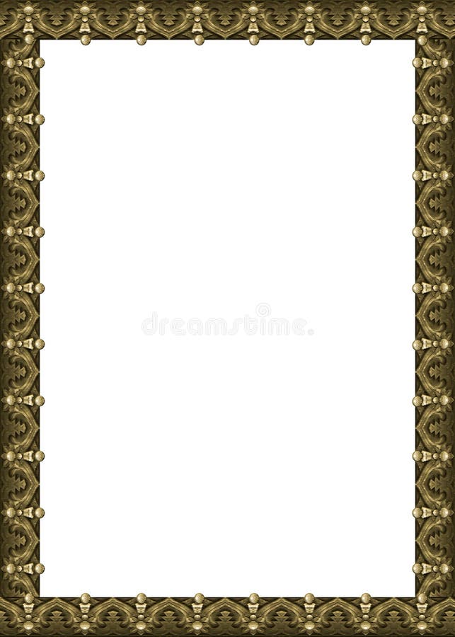 White frame background with oriental style decorated design borders. White frame background with oriental style decorated design borders.