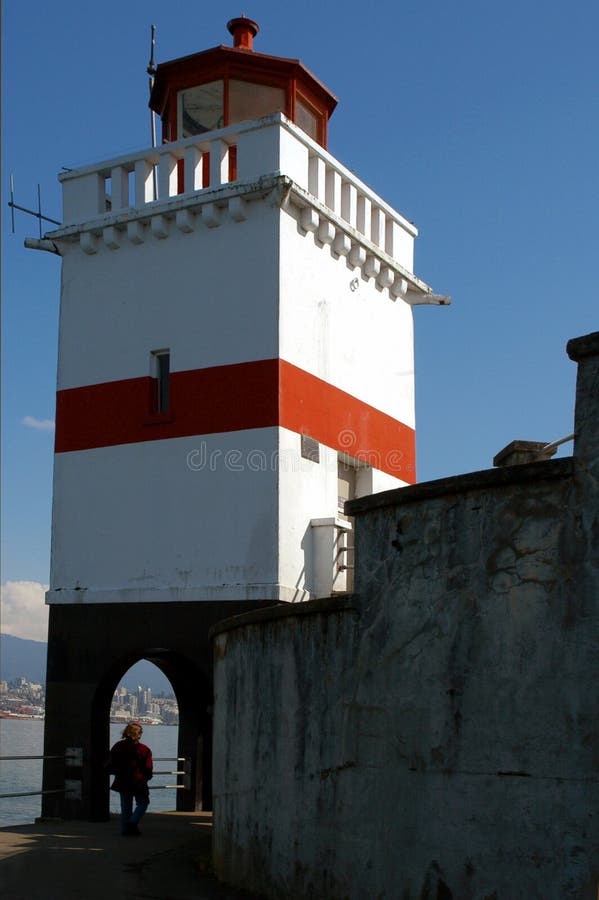 π.Χ. πάρκο Stanley Βανκούβερ φάρων στοκ φωτογραφίες με δικαίωμα ελεύθερης χρήσης π.Χ. πάρκο Stanley Βανκούβερ φάρων στοκ φωτογραφίες με δικαίωμα ελεύθερης χρήσης