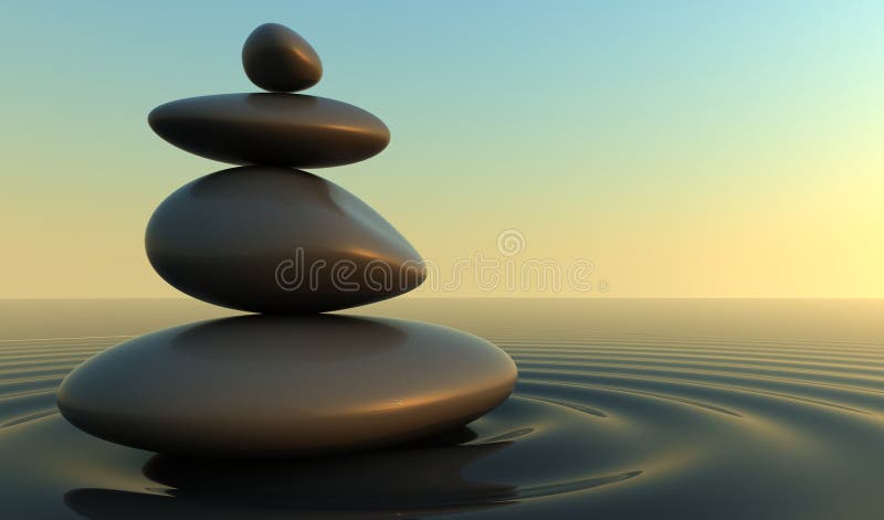 Stones Balances,3d render pictures. Stones Balances,3d render pictures.