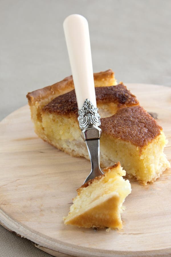 Traditional french Bourdaloue pie: a pie with almond marzipan cream and pears. Traditional french Bourdaloue pie: a pie with almond marzipan cream and pears.