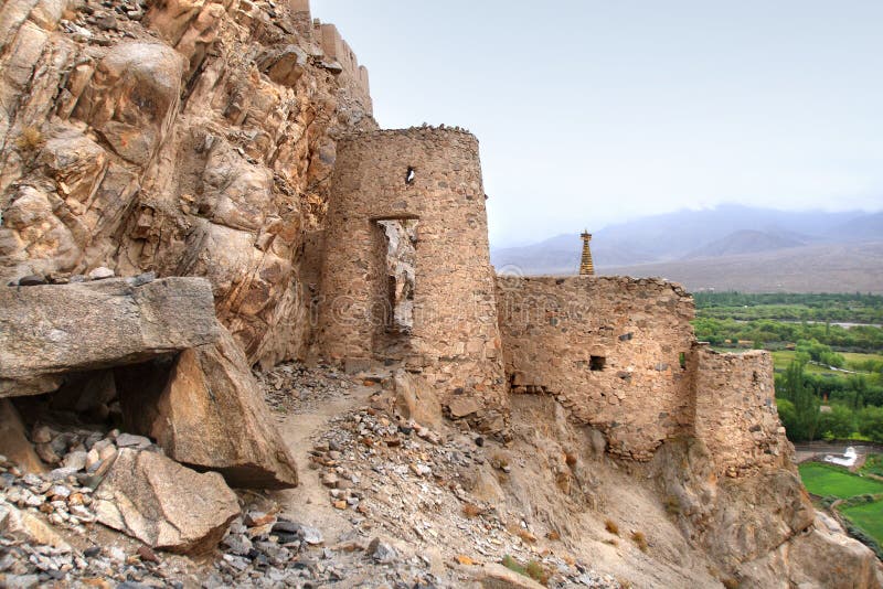 Παλάτι Shey σύνθετο σε Ladakh, Ινδία στοκ εικόνες Παλάτι Shey σύνθετο σε Ladakh, Ινδία στοκ εικόνες