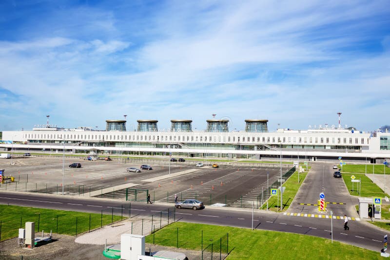 Παλαιός τελικός αερολιμένας Pulkovo, Άγιος-Πετρούπολη στοκ εικόνα με δικαίωμα ελεύθερης χρήσης
