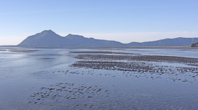 Παλιρροιακό Mudflat at Low Tide στοκ εικόνες Παλιρροιακό Mudflat at Low Tide στοκ εικόνες