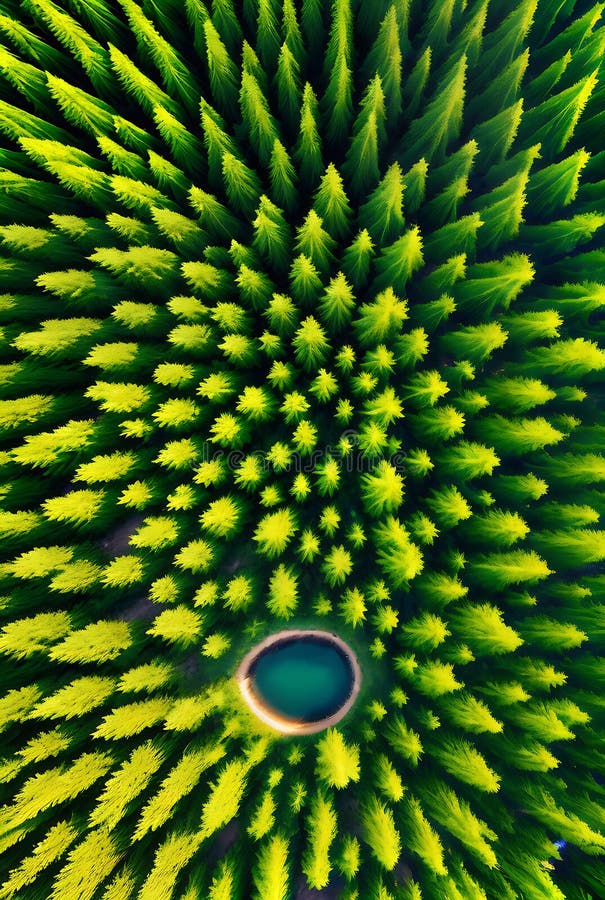 παλέτα 3d δασική διαδρομή birdseye kodachrome. διανυσματική απεικόνιση