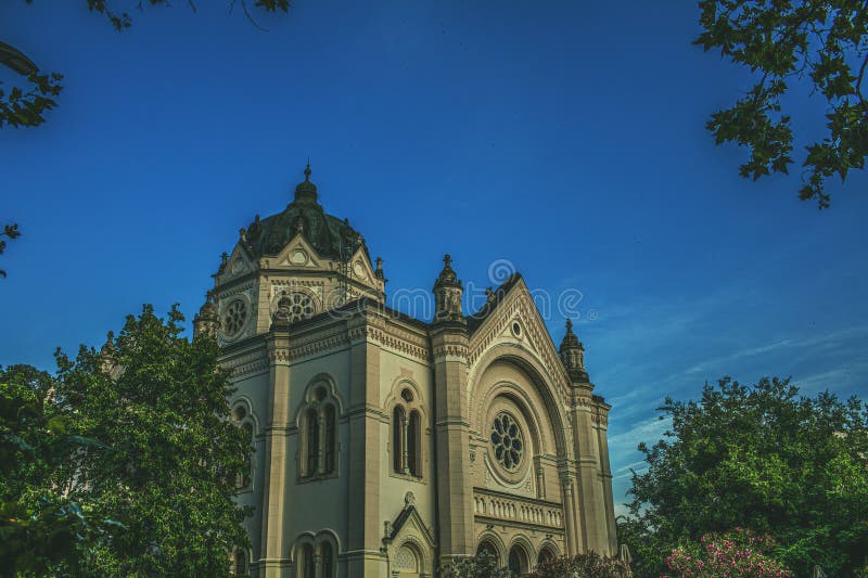 Old Synagogue in Szolnok, Hungary. High quality photo. Old Synagogue in Szolnok, Hungary. High quality photo