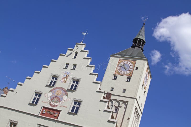 Παλαιό Δημαρχείο στο Ντέγκεντορφ στοκ φωτογραφία