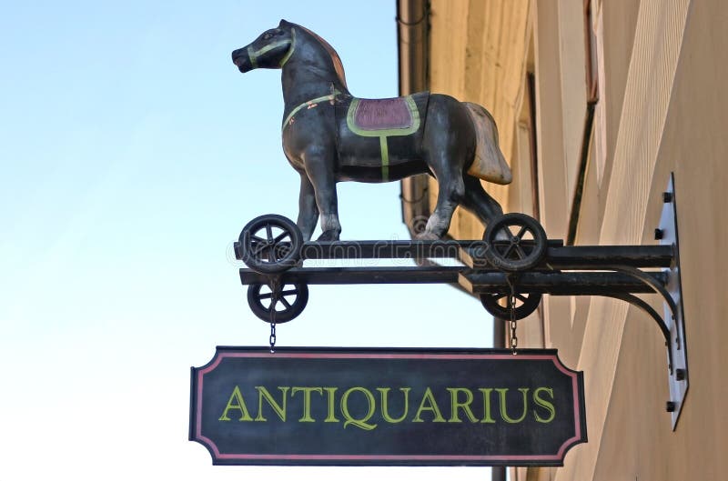 Antique shop exterior detail with plenty of copy space. Antique shop exterior detail with plenty of copy space