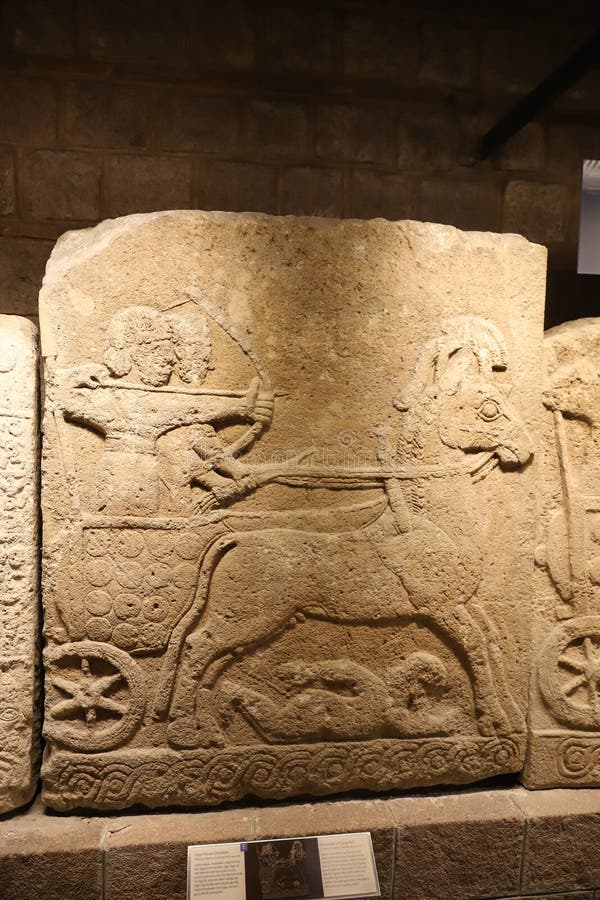 Old Carving in Museum of Anatolian Civilizations, Ankara City, Turkey. Old Carving in Museum of Anatolian Civilizations, Ankara City, Turkey