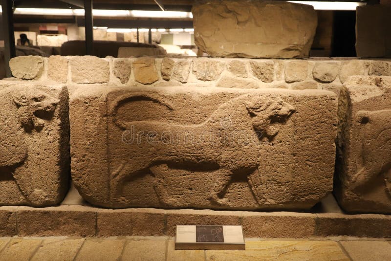 Old Carving in Museum of Anatolian Civilizations, Ankara City, Turkey. Old Carving in Museum of Anatolian Civilizations, Ankara City, Turkey