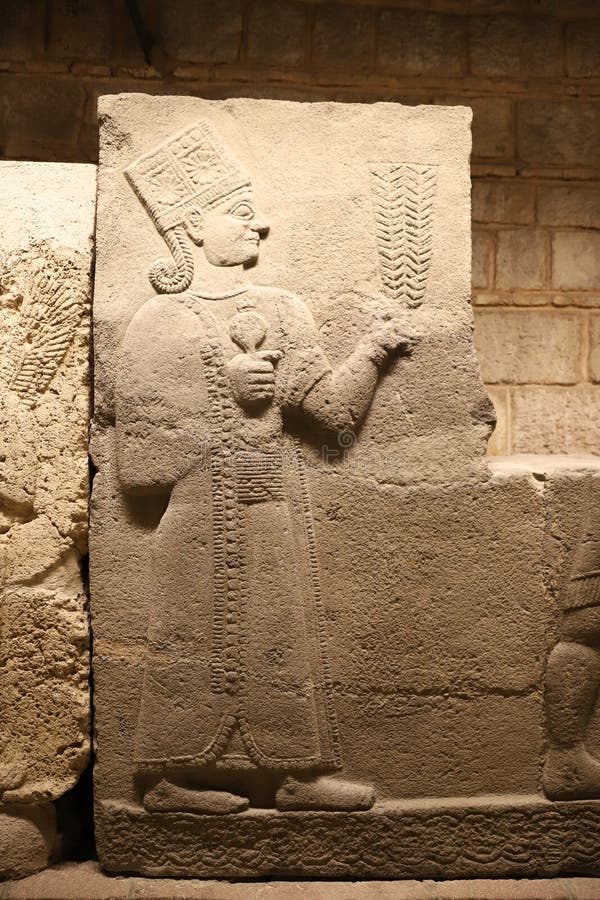 Old Carving in Museum of Anatolian Civilizations, Ankara City, Turkey. Old Carving in Museum of Anatolian Civilizations, Ankara City, Turkey